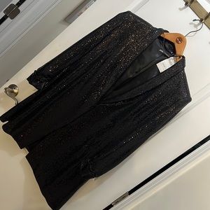 ZARA Blazer Dress, shiny, long sleeve.